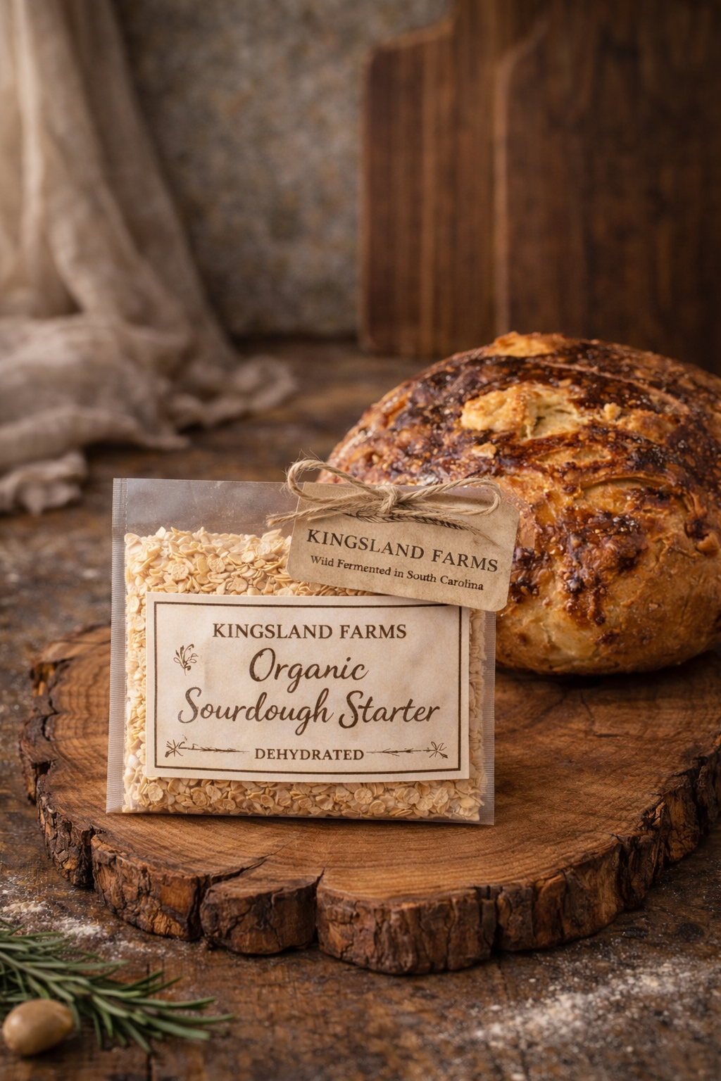 Sourdough Starters- dehydrated  and active